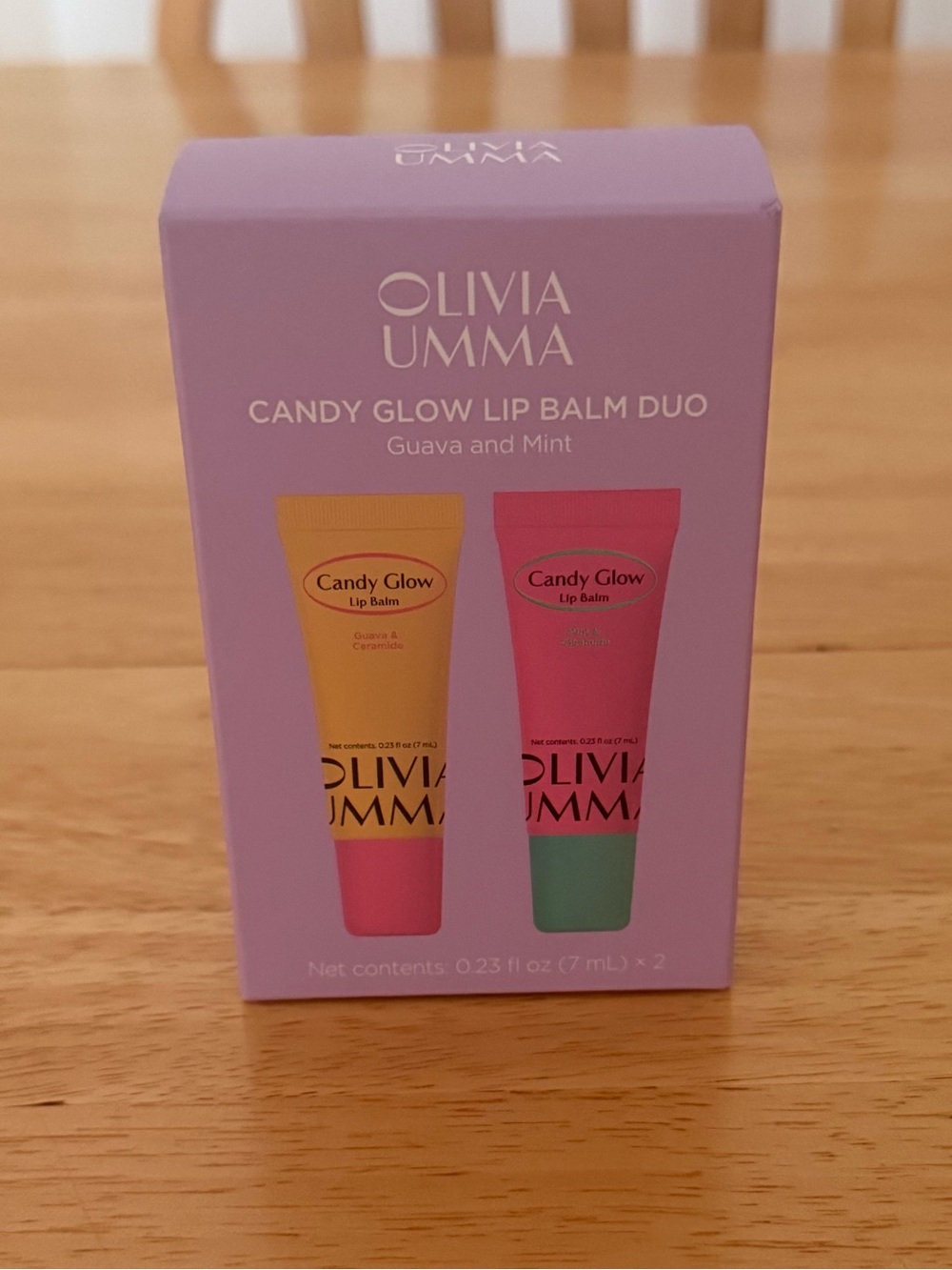 Candy Glow Lip Balm Duo — Guava & Mint NWT